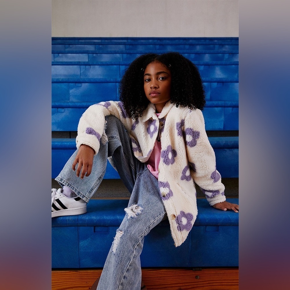 PacSun fleece floral jacket - Picture 8 of 12